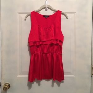Forever 21 red  satin blouse
