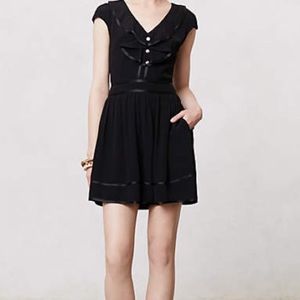 Anthropologie 'lexa' black romper, size 2