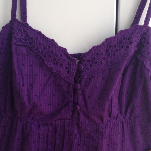 Purple tank top, size medium - Picture 2 of 4