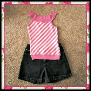 Striped Sweater Tank Top