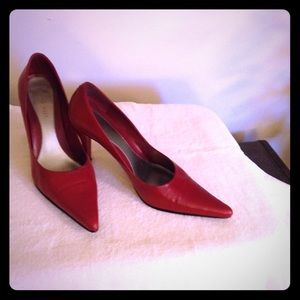 Nine West Red leather Pumps