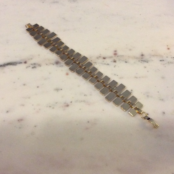 NWOT Prussian Blue & Gold Enamel Bracelet - Picture 3 of 6