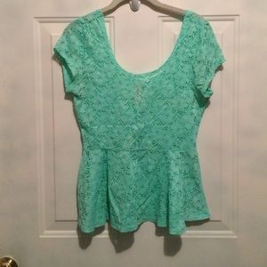 No Boundaries lace blouse