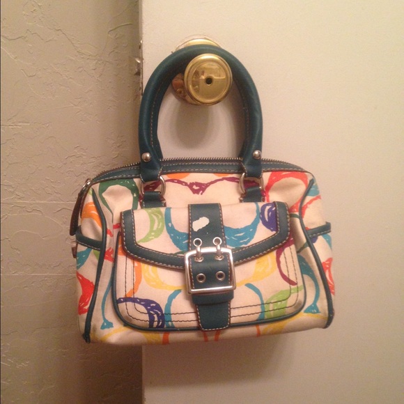 Coach | Bags | Limited Edition Coach Scribble Stitch Bag | Poshmark