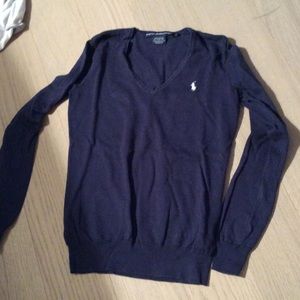 Ralph Lauren sport long sleeve blue sweater