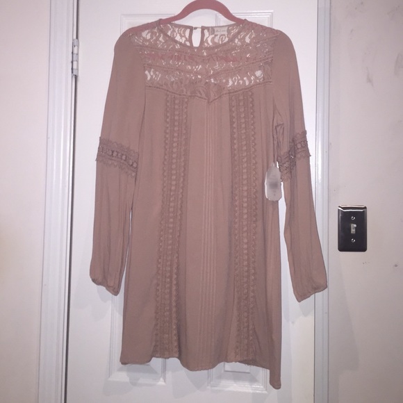 Altar'd State Pretty Pintucked Dress