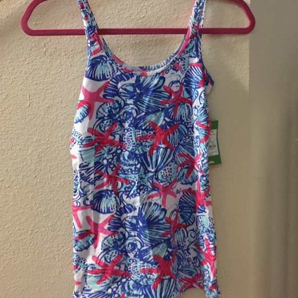 Lilly Pulitzer tank top xs she sells shells