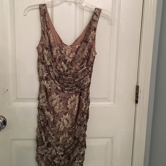Gold Cocktail Dress