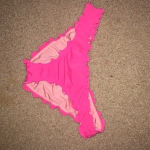 Victoria's Secret bikini bottoms (pink Ruffle) $20