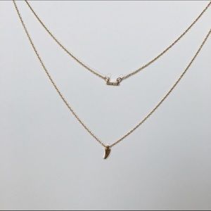 Two-Layer Gold Necklace