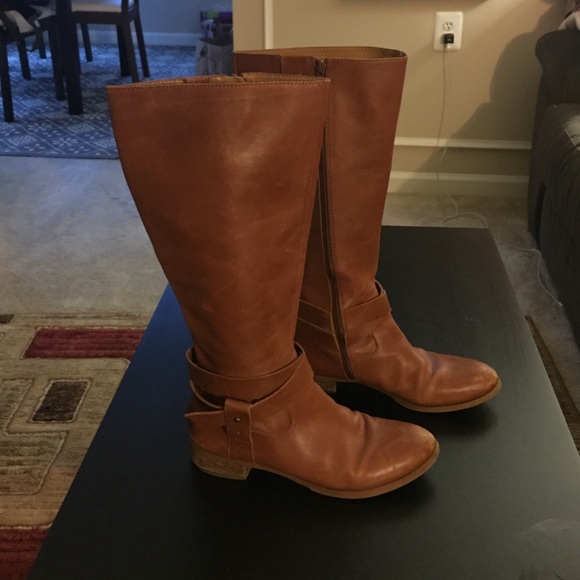 Nine West Knee High Wide Calf Boots