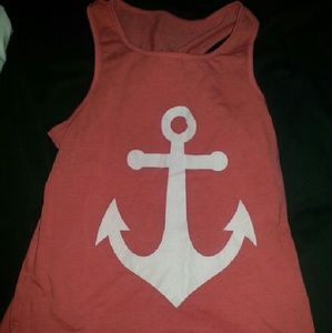 Anchor tank top with bow