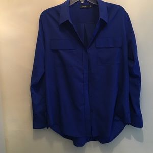 Blue Button Down blouse