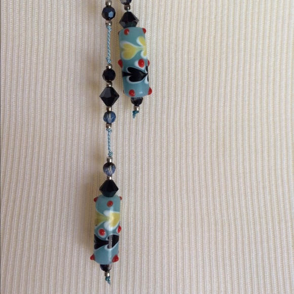 Sexy cleavage crystals and glass beads