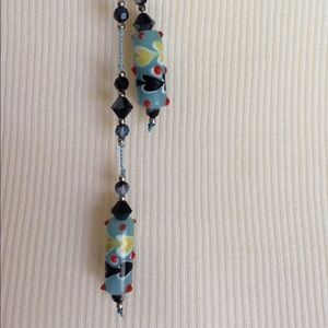 Sexy cleavage crystals and glass beads