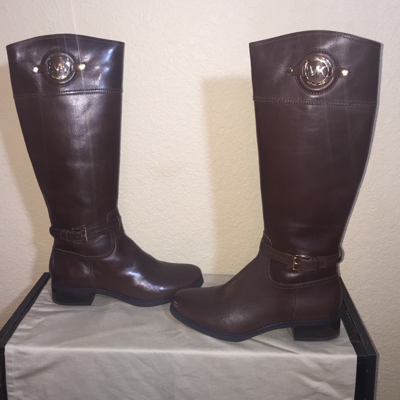 Michale Kors Stockard Mocha Riding Boots