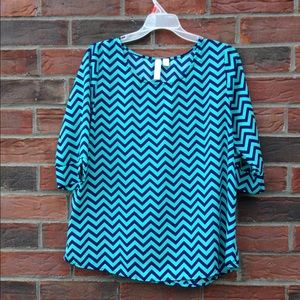 chevron blouse