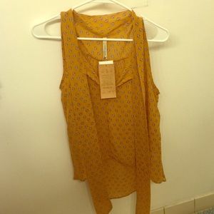 Yellow Sheer Blouse