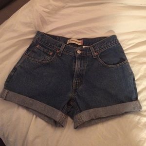 Levi's High Waisted Jean Shorts!