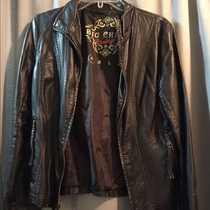 Faux Leather Jacket