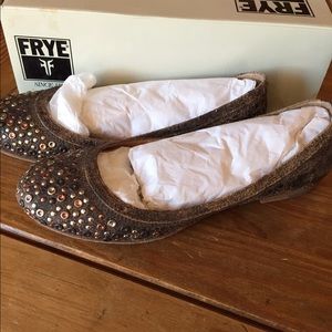 Frye Carson Studded Ballet Shoes