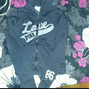 Large PINK zip up hoodie