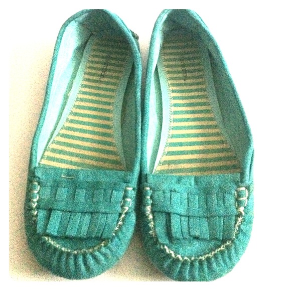 Teal Moccasins