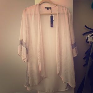 Sheer White Kimono