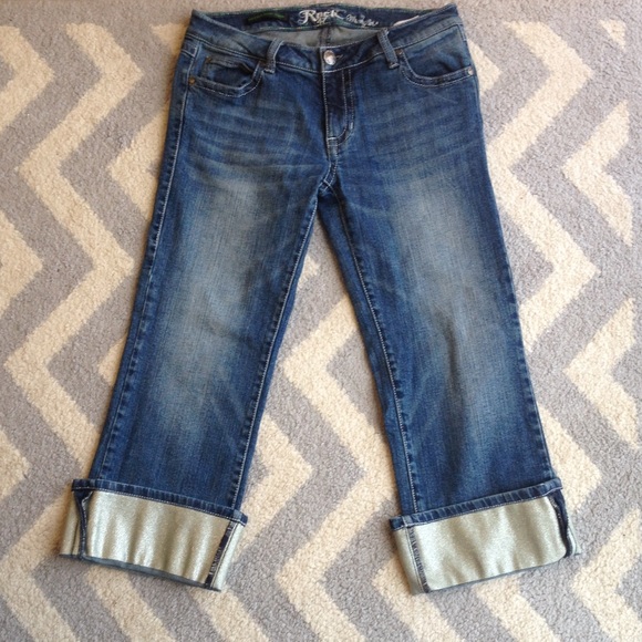 Rock 47 (by Wrangler) capris, size 3/4 - Picture 2 of 3