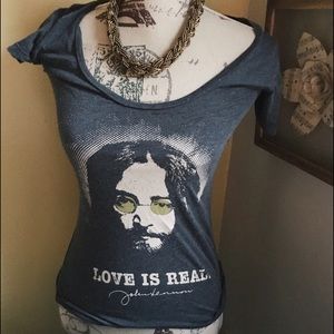 🚫SOLD🚫 John Lennon 'Love is Real' Tshirt