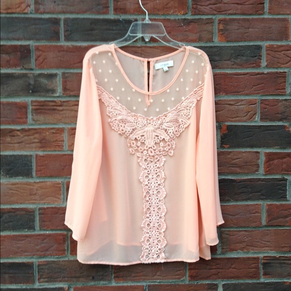 Pink blouse. NEVER WORN
