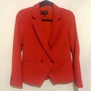 Buckley Tailors orange lightweight wool blazer