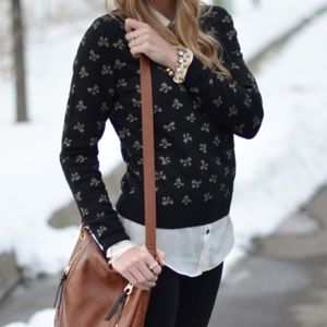 H&M Gold Bow Sweater