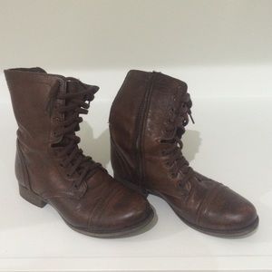Steve Madden combat boots worn 4 times