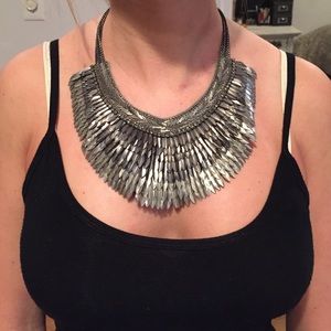 Stella and Dot silver Pegasus necklace