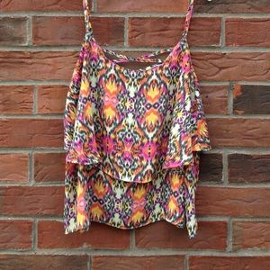 spaghetti strap blouse.