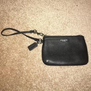 Authentic Coach Leather Wristlet