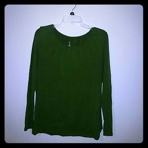 Merona green long sleeve shirt
