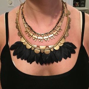 Stella and Dot Plume necklace