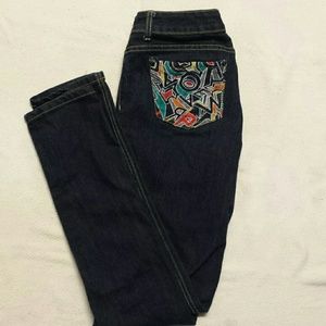Rocawear  skinny jeans dark blue