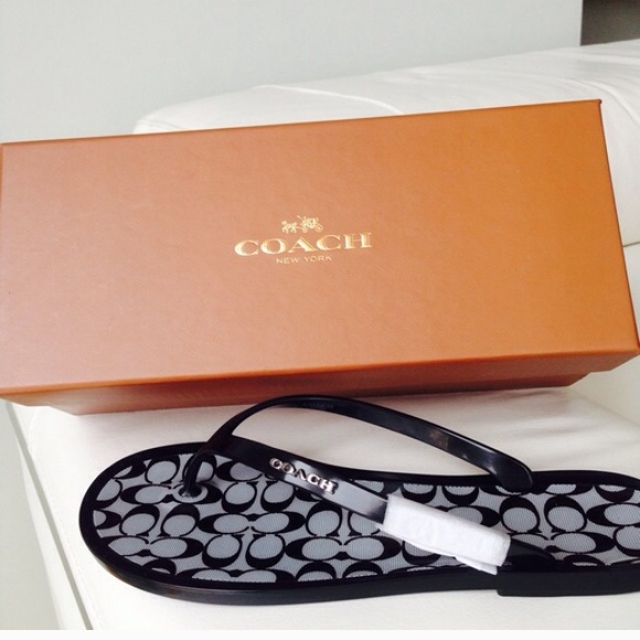 Coach Shoes - 💕Flash Sale!!💕Fabulous COACH Signature Sandals!!