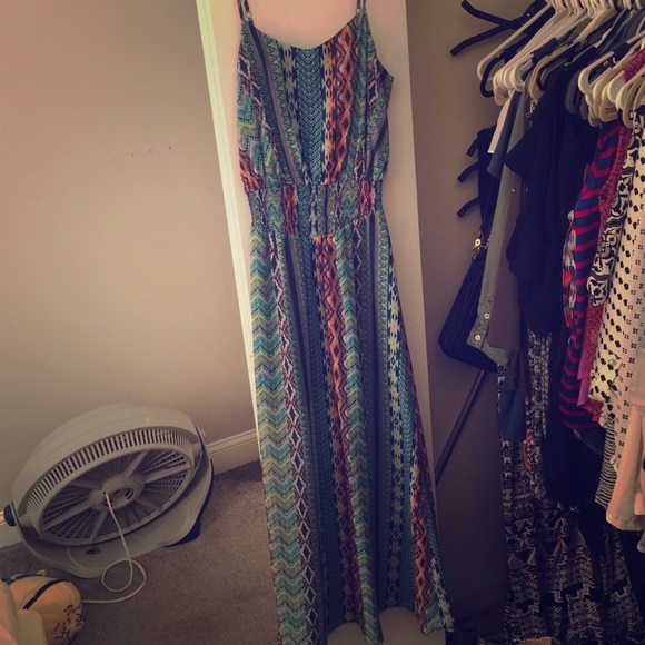Multi-colored Maxi Dress