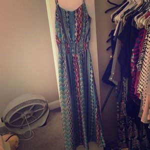 Multi-colored Maxi Dress