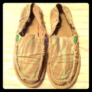 Sanuk Zebra Loafers