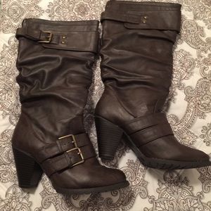 Mid calf boots