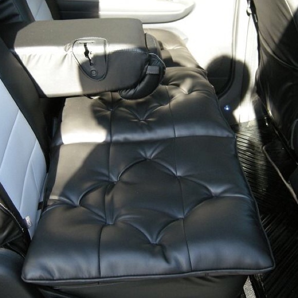 Luxury Black Soft Leather Car Cushion 3sets.