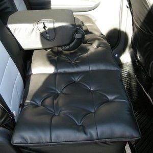 Luxury Black Soft Leather Car Cushion 3sets.