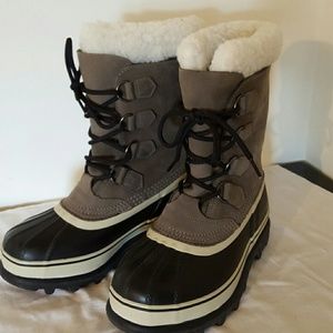 Sorel Caribou Shale (Grey) Women's Winter Boots