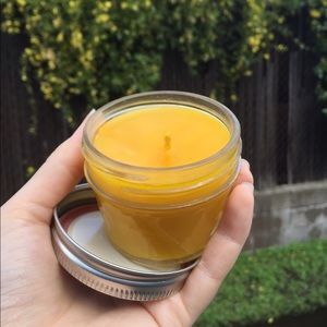 Handmade Beeswax "Thieves" Candle