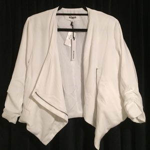BB Dakota GAEL JACKET in optic white-NEW WITH TAGS